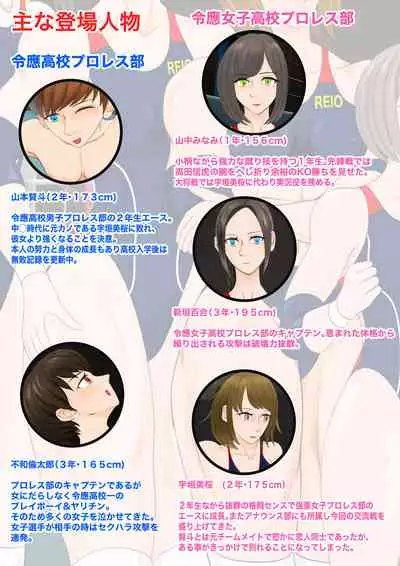 [JUN] Gyaku Ryona Koukou Pro Wres-bu 3 ~Kutsujoku no Danshi Zenmetsu~