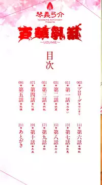 [Kotoyoshi Yumisuke] Hyakka Nyuuran ~UZUME~ | Hundred Blossoms Raging Boobs ~UZUME~ Ch.0-4 [English]