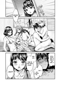 [Umemaru, Mizuryu Kei] Ishoku Bitch to YariCir Seikatsu Ch. 1-6 | The Fuck Club's Different Hues of Hoe Ch. 1-6 [English] [1F47B] [Digital]