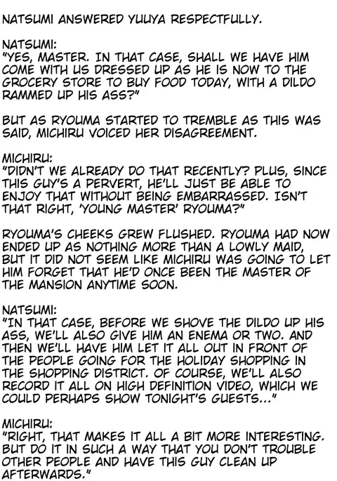 The M-to-F'ed son of a distinguished family - The spoiled rotten brat who was made a maid -