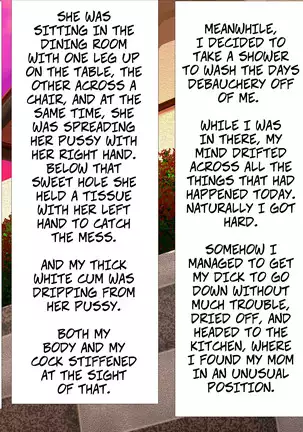 Mother and Child Orgy Club Ch7A - Summer Vacation: Reconnecting With My Mom