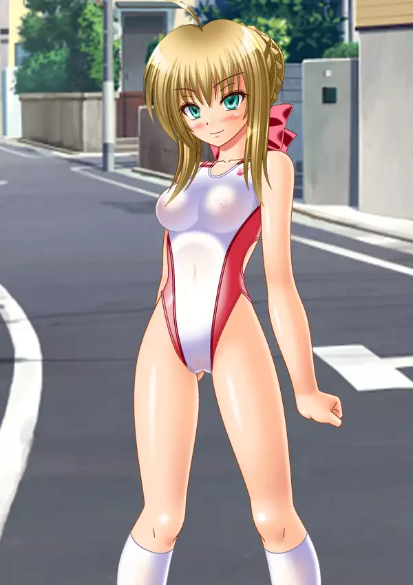 Hentai TSF Aka Saber