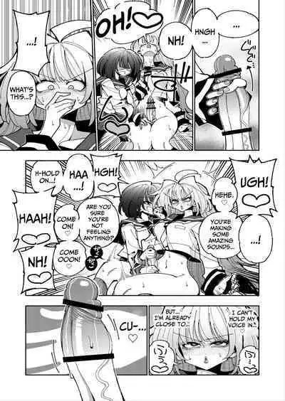 [7 Colored LED (Nekonso)] Shizuku to Shiori-Senpai ga Akuochi Futanari Kaizou Sareta node Watashi ga Shasei o Kanri Shimasu!- 2 | Shizuku & Shiori ~It's Up to Me To Service Futanari-modified Senpai!~ 2 [English] [Pink Glass TL]