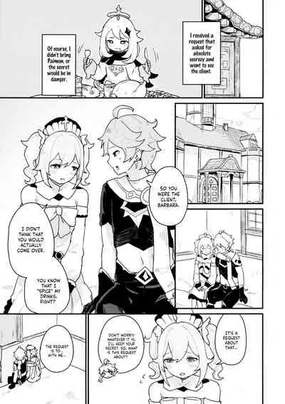 (C99) [Koromoko Kokoro (Koromotake)] Seiyoku no Tsuyoi Barbara no Hanashi | A Book About Barbara's Strong Libido (Genshin Impact) [English] [LunaticSeibah]