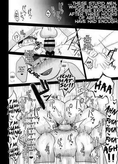 (Kahou wa Nete Matsu 20) [Nimanima Honpo (Tokiwa)] Ore no Shita ga Kyou mo Okashii!! ~24-Jikan Baku Iki 3P Secross~ | My Tongue Has Been Weird Lately ~24 hours of explosive threesome sex!!~ (Osomatsu-san) [English]