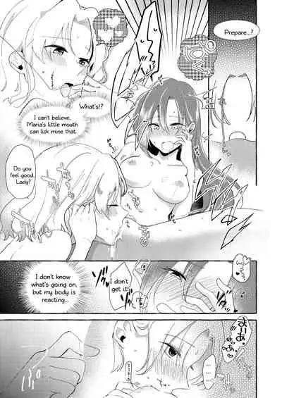 [Yuribatake Bokujou (Kon)] The heroine of the damsel-in-distress game, entered a room that would catastrophe her if she didn't let her go three times (Otome Game no Hametsu Flag shika Nai Akuyaku Reijou ni Tensei shiteshimatta...) [English] [Digital]