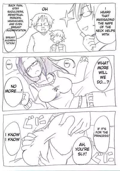 The princess is fucked in her sleep by an entourage of geeks