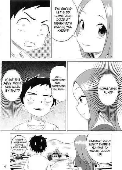 (COMIC1☆11) [Kakohimenoutuwa (Yuumazume)] Kyou mo Nishikata-kun wa Takagi-san ni Misukasareteru 3 (Karakai Jouzu no Takagi-san) [English] [Leopold II Scans]