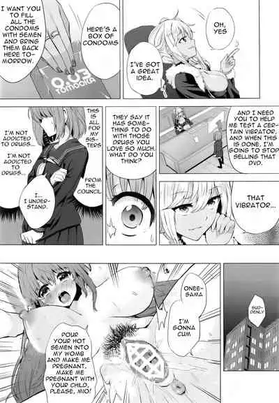 (C91) [IndexACG (Kinokoya)] INDEX GIRLS 09 MIO Ni Futanari Seitokaichou Roshutsu Chijoku Choukyou [English]