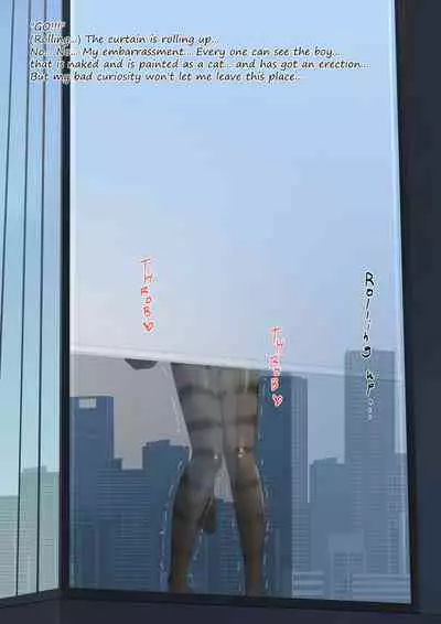 neko Cat Painting shinshi zaibatsu