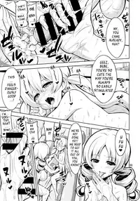 (C85) [Senya Sabou (alpha-Alf Layla)] Mami to Ofuro ni Haittara naze ka Mat to Lotion ga dete kuru no Desu | When You Take a Bath With Mami, the Mat and Lotion Comes Out For Some Reason (Puella Magi Madoka Magica) [English]