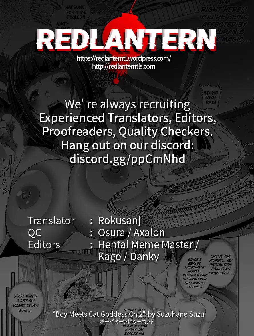 Boy Meets Nyaa God | Boy Meets Cat Goddess Ch. 1-3