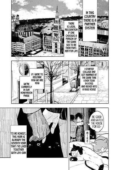 (C85) [Tokinokouji (Omatsu)] Hachiware to Levi-san [Yoru] | The Black and White Cat and Levi-san [Night] (Shingeki no Kyojin) [English] [Key and Cravat]