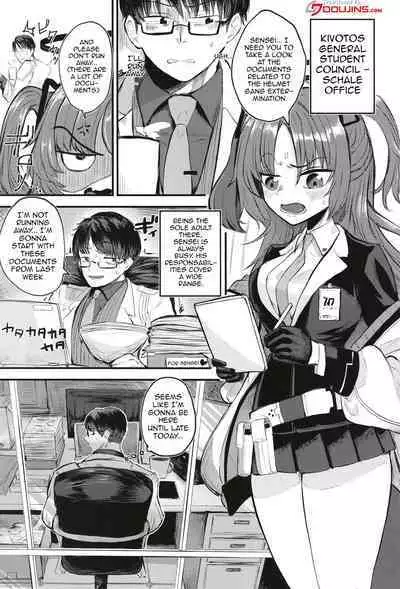 [Shouyu Gohan (Wakyo)] Sensei nara Koshokan (Koko) demo Ii desu yo | If it's With Sensei, I Don't Mind Doing it Right Here (In The Antiquarian Bookstore) (Blue Archive) [English] {Doujins.com} [Digital]