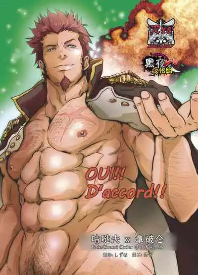 (SUPERKansai24) [Rissuinoti (Tentenkingyo)] OUI!! D'accord!! (Fate/Grand Order) [Chinese] [黑夜汉化组]