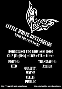 [Tonnosuke] Aibenki Tonari no Dosukebe Onee-san | The Lady Next Door Ch. 1-3 [English] =TLL+LWB=