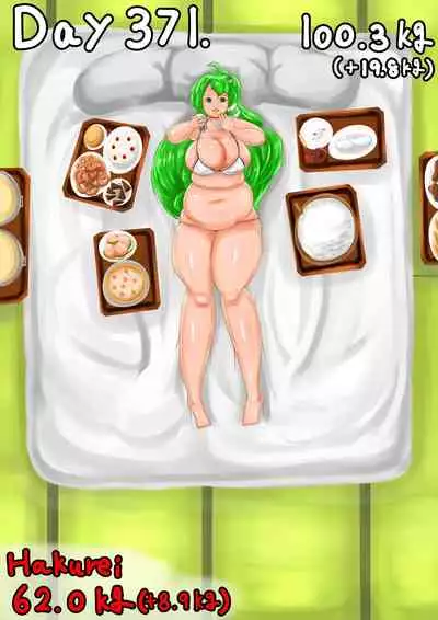 Self-feeding with Sanae. From default to lump