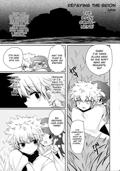 (Re:HUNTER) [Shounen Byoukan (Kanno Izuka)] Killua tai Moburion | Killua vs. Brion Mob (Hunter X Hunter) [English] {Chin²}