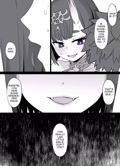 FGO Shuten Douji x Da Vinci Hyoui Manga | FGO Shuten-Doji x Da Vinci possession manga
