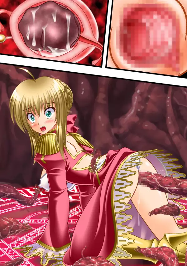 Hentai TSF Aka Saber