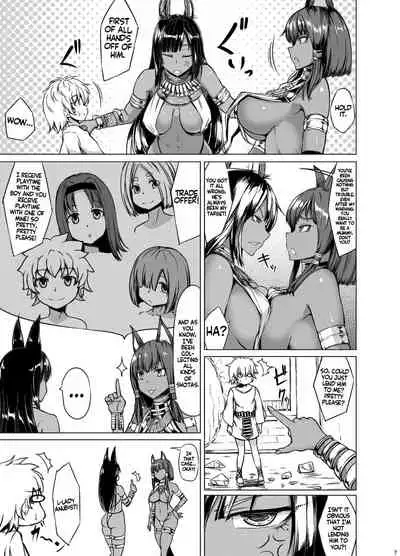 [Nanakorobi Yaoki (kinntarou)] Bastet Kamisama to Anubis Kamisama | Bastet God and Anubis God [English] [xinsu] [Digital]