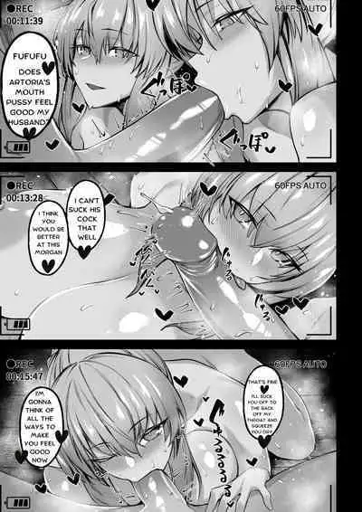 (C101) [ZENTANGLE (Hirasawa Zen)] Morgan to Saber Alter no Tane Shibori Nikki | Morgan and Her Sister's (Artoria Alter) Semen Squeezing Diary (Fate/Grand Order) [English] [Stanley]