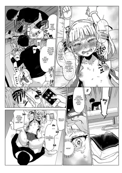 [Circle Mitsuhagane (Menu.)] Hairanhi no Mesugaki JC Ayaka-chan ~Kankin → Tanetsuke Rape no Matsuro~ | Schoolgirl Aya-chan's Ovulation Day ~Confinement Leads To Fucking Raw~ [English] {Doujins.com}