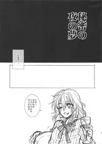 (Reitaisai 8) [Earthean (Syoukaki)] Himitsu no Yoru no Yume (Touhou Project)