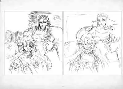 ALICESOFT ORION SCRIBBLES with CROQUIS ULTIMATE EDITION VOL.2 織音計画特別版 ラフ画集