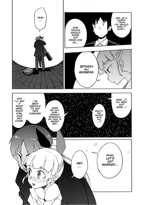 the Pink Tokusatsu Heroine Tsukamaeta!!! partB