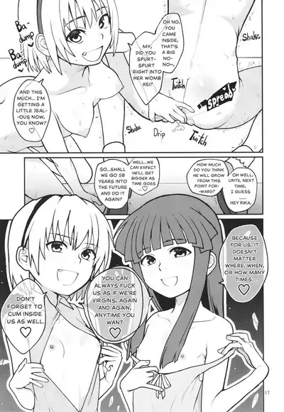 Boku ga!'`Watashi ga!'`Ichiban eroinodesu!'`Desu wa!' | "I am The..." "I'm The..." "Lewdest!" "Right!?" "Am I Not!?"