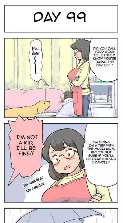 [Lithium] 100-Nichigo Ni Aiken To Sex Suru Jimi Kyonyuu Megane-Chan (English) (Harasho Project)