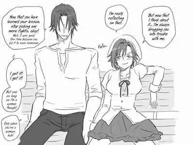 [Eroe] Seitenkango, Shinyuu to | After I got genderbend, my friend and I... [English]