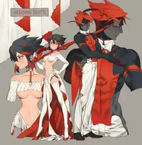 [Sanbonzakura] Senketsu X Ryuuko Wedding Artbook (KILL la KILL) [Sample]