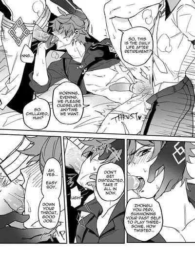 Zhongli + Morax x Tartaglia