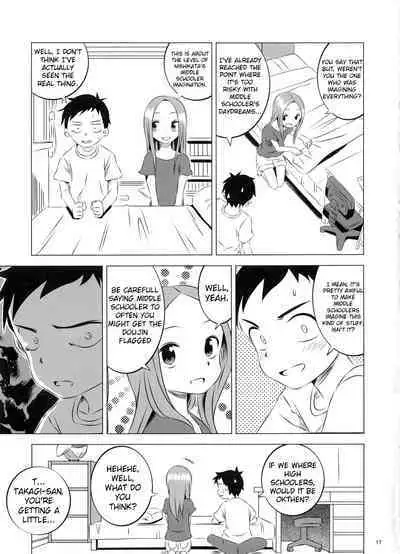 (COMIC1☆11) [Kakohimenoutuwa (Yuumazume)] Kyou mo Nishikata-kun wa Takagi-san ni Misukasareteru 3 (Karakai Jouzu no Takagi-san) [English] [Leopold II Scans]