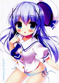 (C88) [Watakubi (Sasai Saji)] Chino-chan to Natsukaze (Gochuumon wa Usagi desu ka?) [Chinese] [oo君個人漢化]