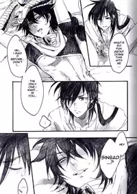 (C80) [Yasohachi (Kitajima)] Ousama to Ore | The King and I (Magi - Labyrinth of Magic) [English]