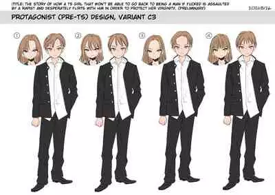 The Story of How a TS Girl That Won’t Be Able to Go Back to Being a Man if Fucked Is Assaulted by a Rapist and Desperately Flirts With Him in Order to Protect Her Virg...