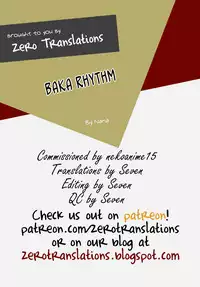 (C76) [732 Kaiten (Nana)] Baka Rhythm (Baka to Test to Shoukanjuu) [English] [Zero Translations]