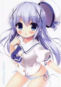 (C88) [Watakubi (Sasai Saji)] Chino-chan to Natsukaze (Gochuumon wa Usagi desu ka?)