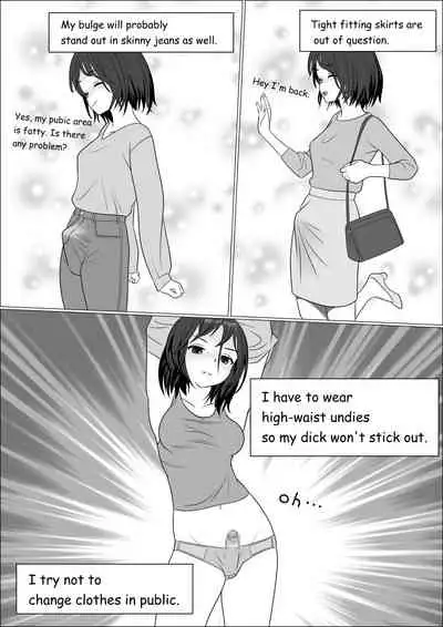 [Herikutsu Ryuutsuu Center] Chinpo Lady Fujoshi ni Chinpo ga Haemashita | CHINPO LADY An Otaku Girl Grows a Dick [English] [Digital]