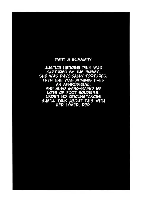 the Pink Tokusatsu Heroine Tsukamaeta!!! partB