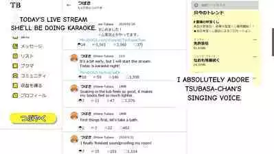 Tsubasa no Chounyuu Channel Haishin-chuu! | Like and Subscribe to Subasa's Breast Growth