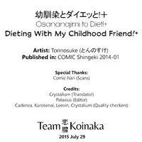 [Tonnosuke] Osananajimi to Diet!+ (COMIC Shingeki 2014-01) [English] [Team Koinaka]
