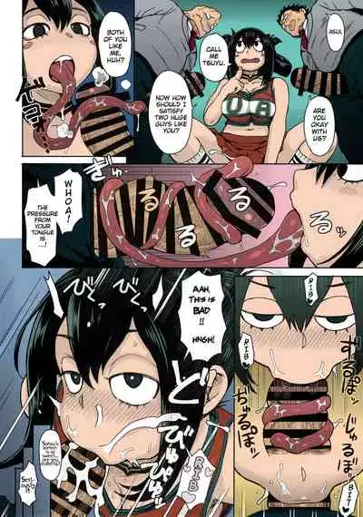 (C90) [Eight Beat (Itou Eight)] Uraraka Ura Fuuzoku | Uraraka's Behind-the-Scenes Prostitution (Boku no Hero Academia) [English] [Glittering Translations] [Colorized]