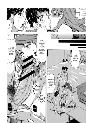 Hitozuma Koi Hanabi ~Hajimete no Furin ga 3P ni Itaru made~ Ch.1-8