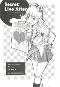 (Utahime Teien 2) [Count2.4 (Nishi)] Secret: Live After (THE IDOLM@STER)