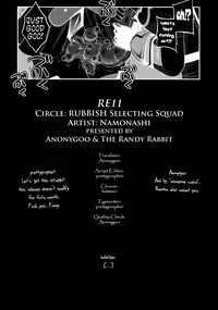 (C78) [RUBBISH Selecting Squad (Namonashi)] RE 11 (Mahou Shoujo Lyrical Nanoha) [English] {Anonygoo}