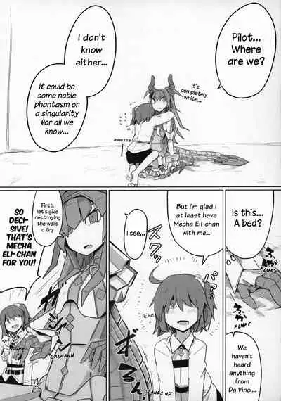 (C96) [Ekurabe (Henoeno)] Koisuru Mecha Eli-chan to Josou Master | Lovestruck Mecha Eli-chan and Her Cross-dressing Master (Fate/Grand Order) [English]